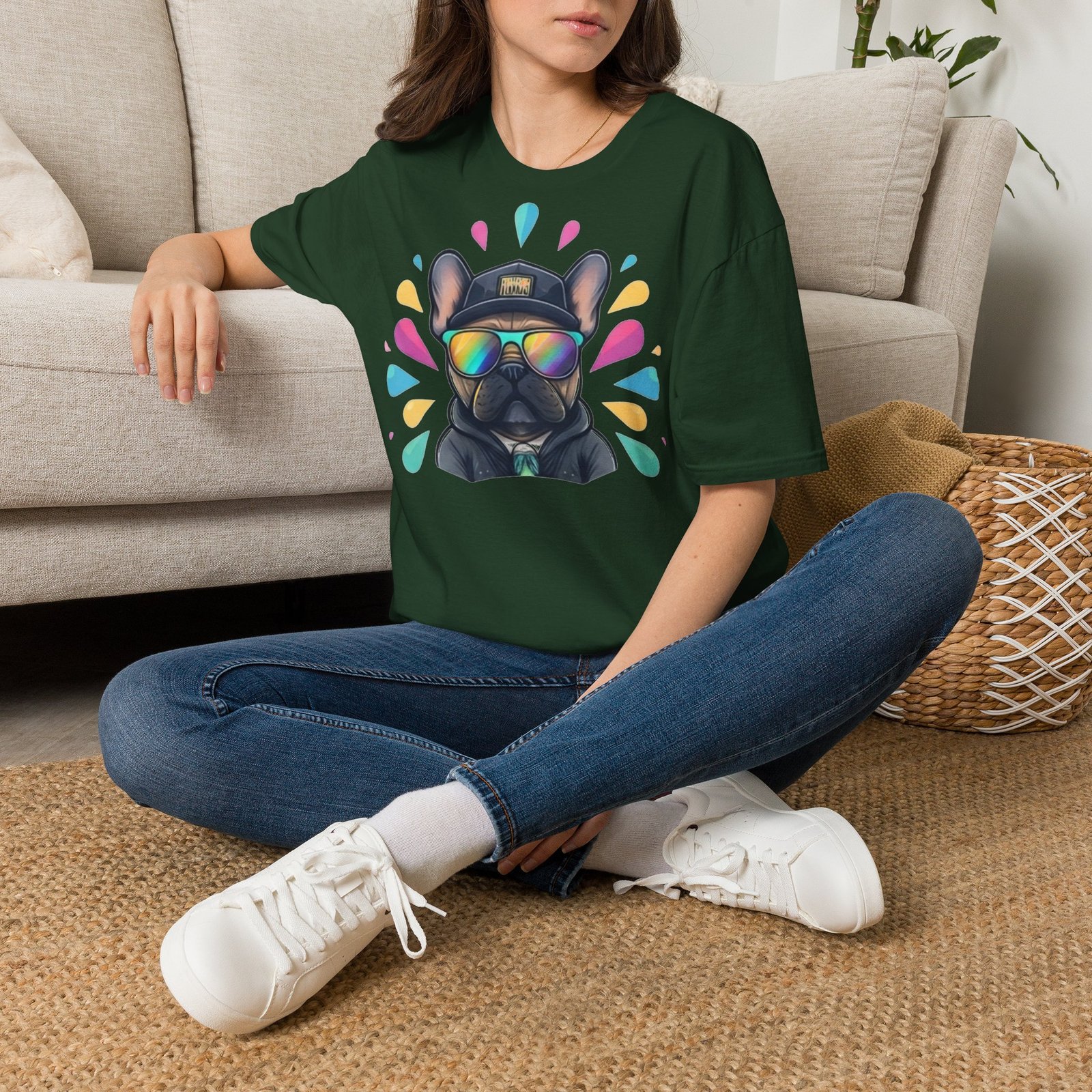 T-shirt Frenchie Éclat de Couleur | I Love Frenchie – Image 34