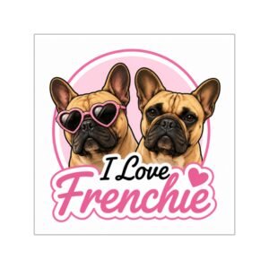 || Autocollant || I Love Frenchie