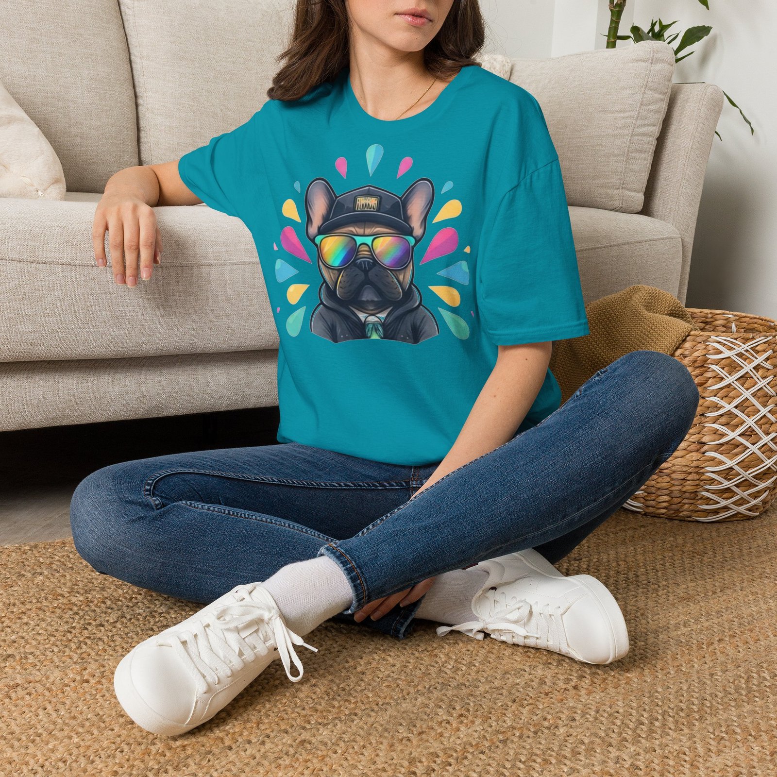 T-shirt Frenchie Éclat de Couleur | I Love Frenchie – Image 46