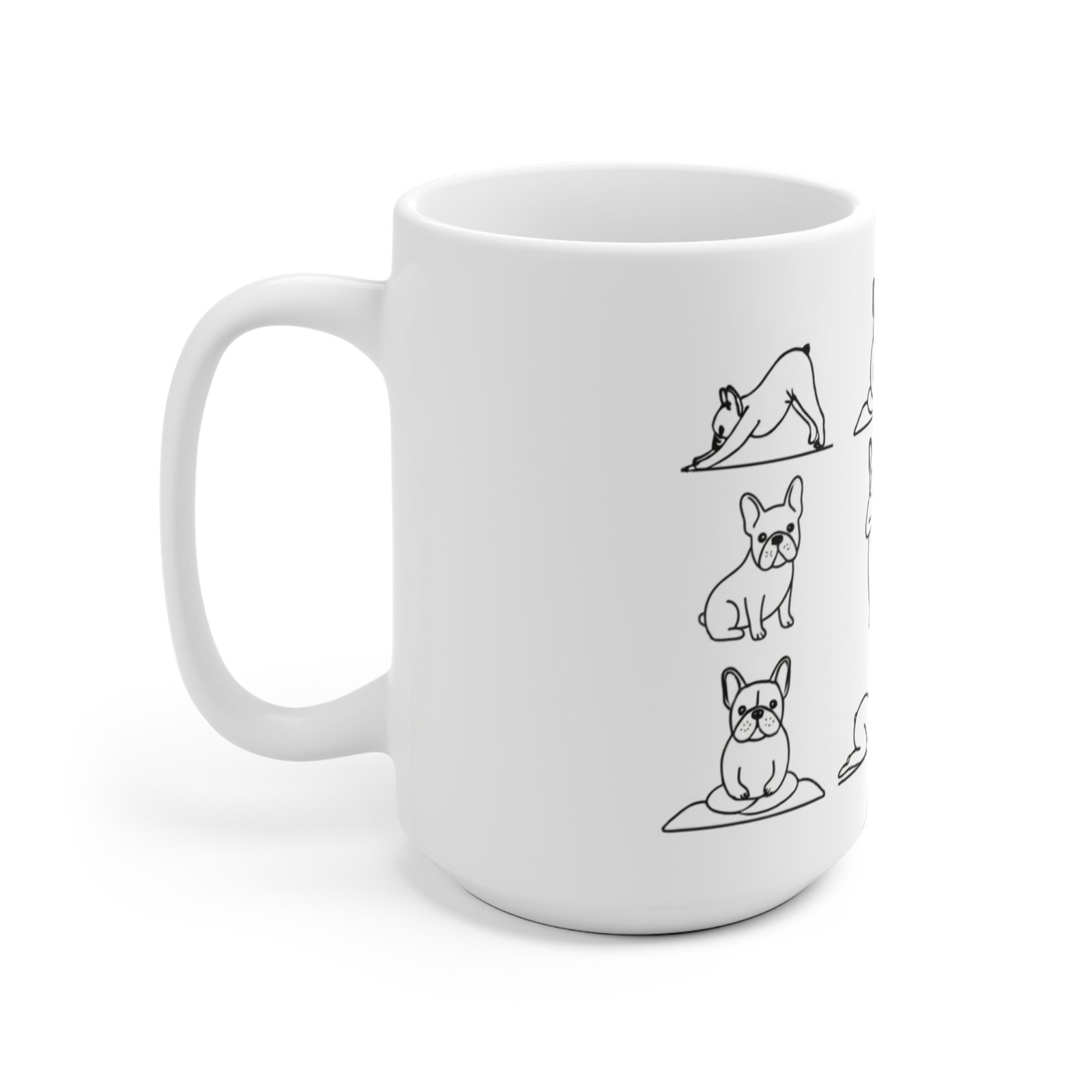 Mug | Yoga Frenchie — I Love Frenchie – Image 7