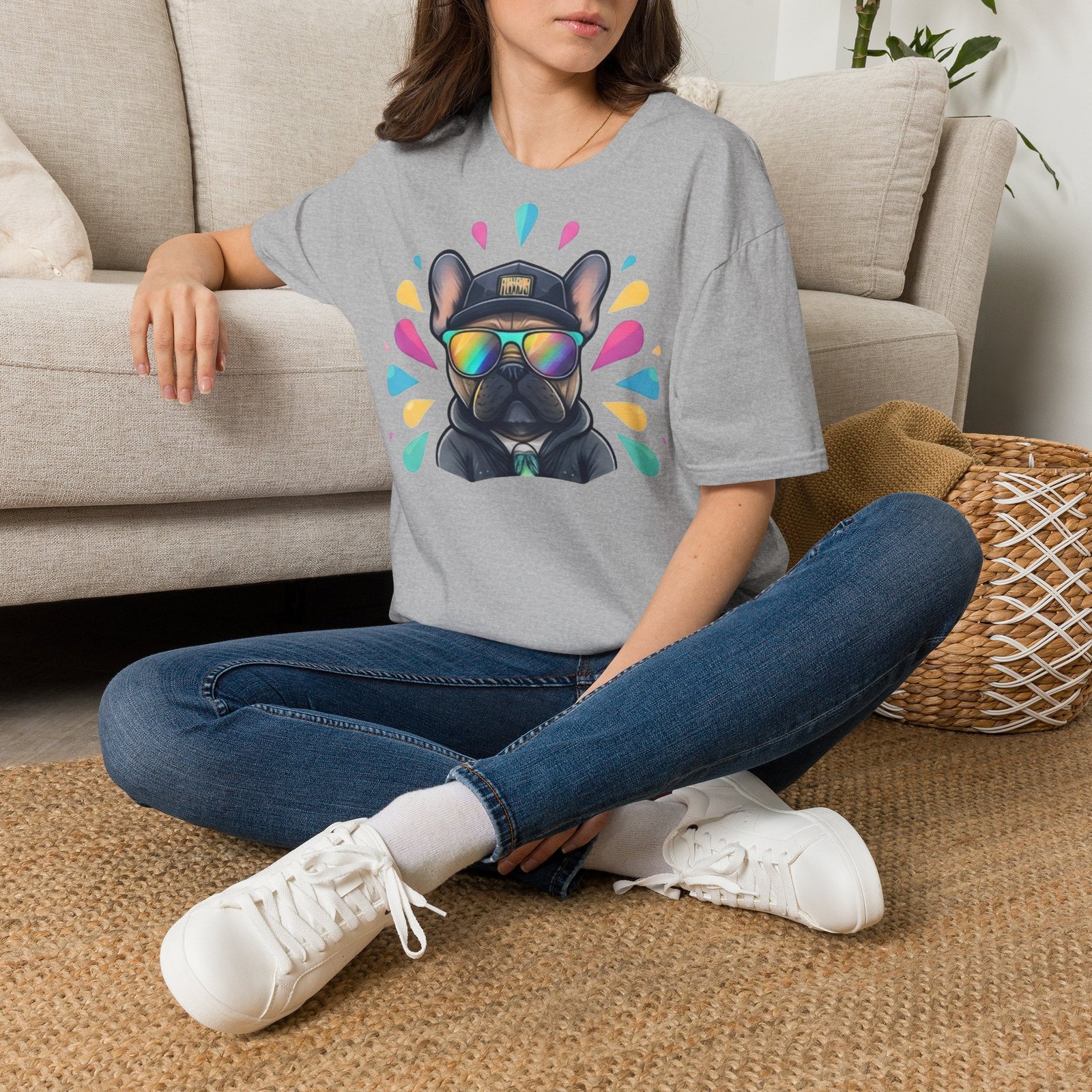 T-shirt Frenchie Éclat de Couleur | I Love Frenchie – Image 14