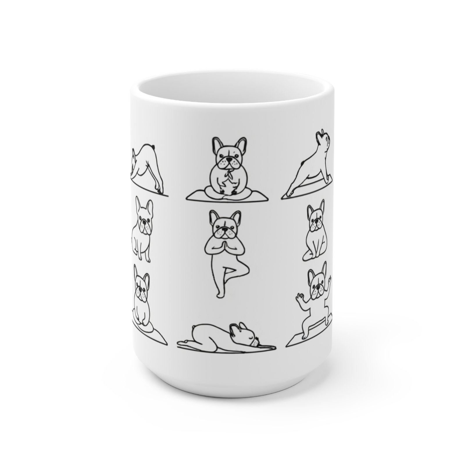 Mug | Yoga Frenchie — I Love Frenchie – Image 5