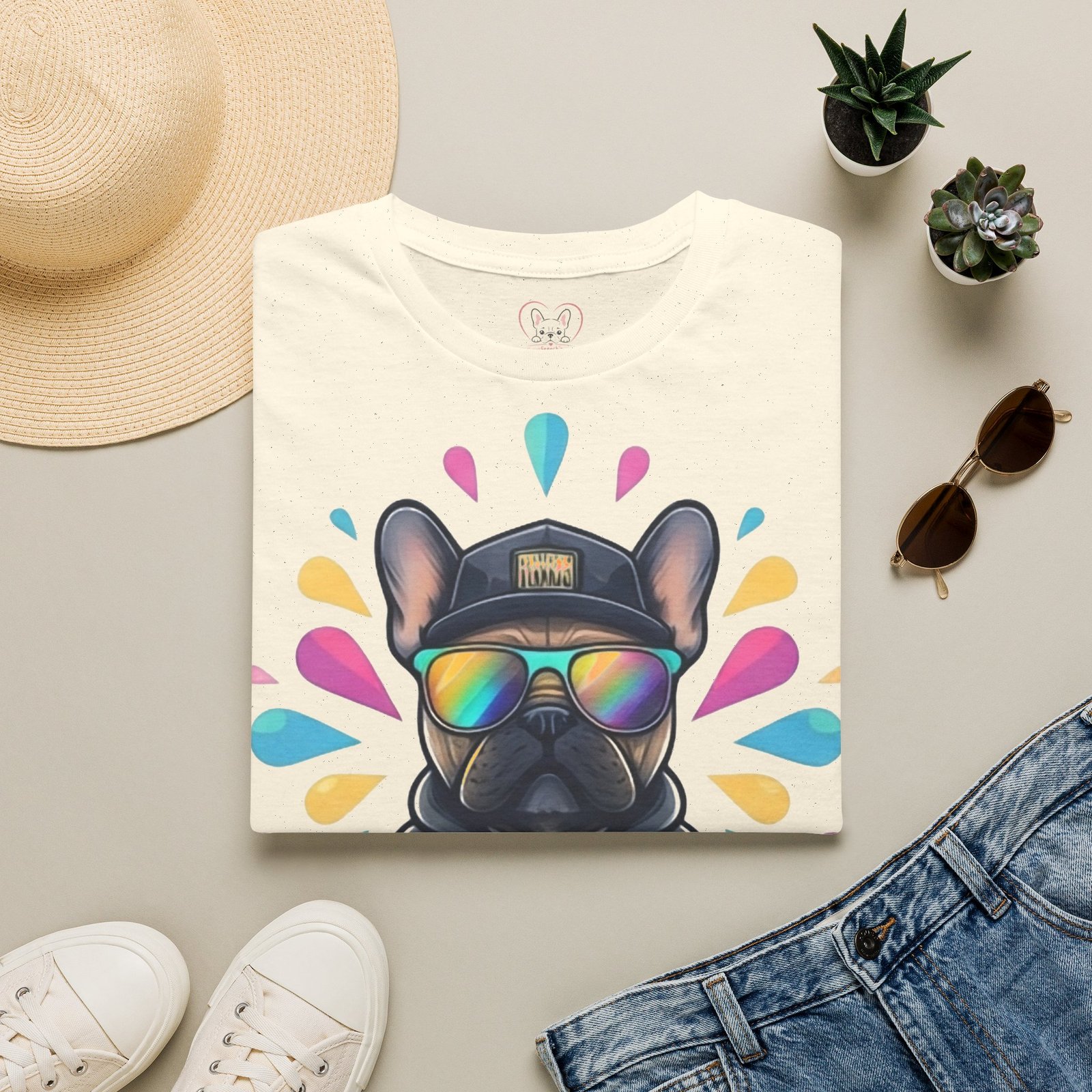 T-shirt Frenchie Éclat de Couleur | I Love Frenchie – Image 21