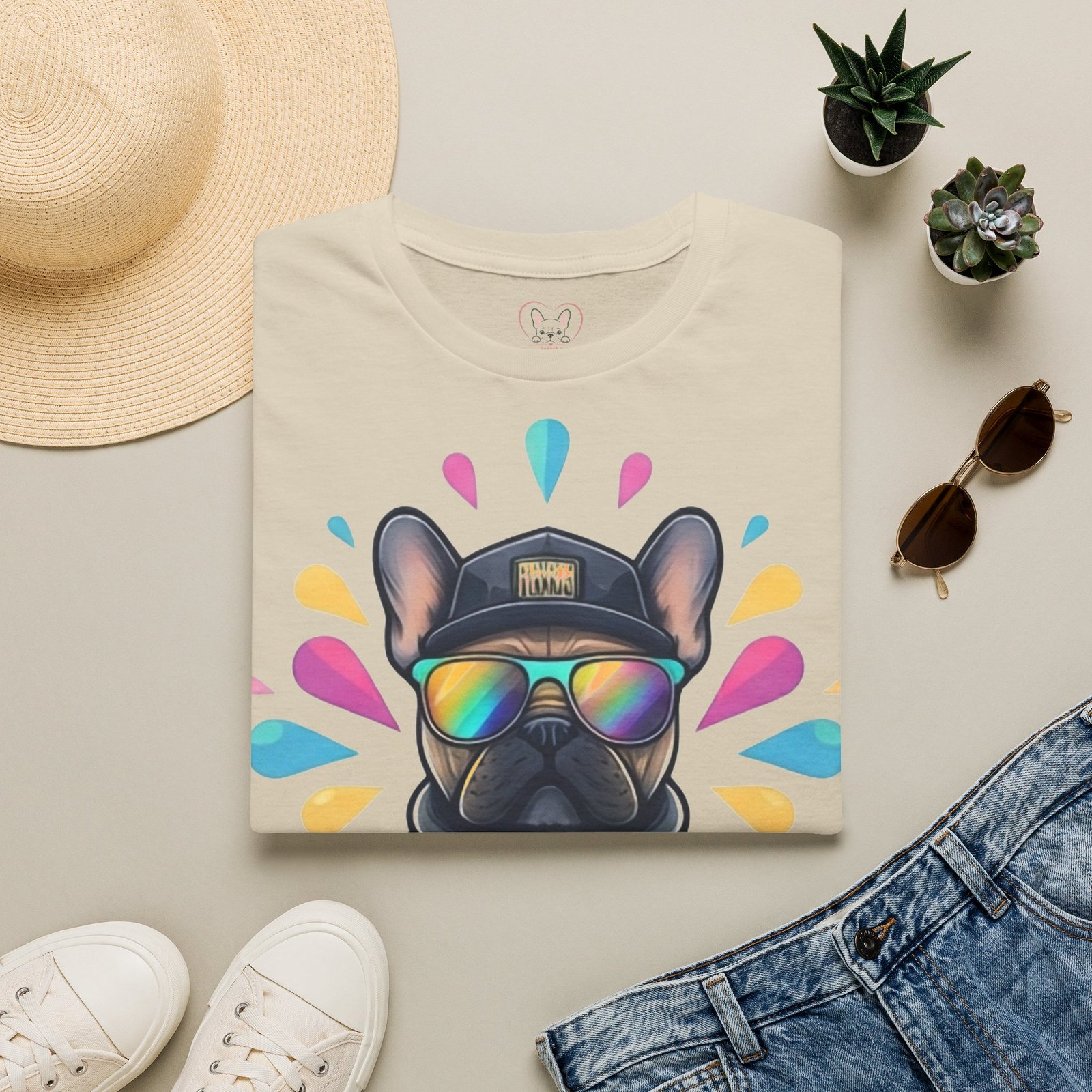 T-shirt Frenchie Éclat de Couleur | I Love Frenchie – Image 9