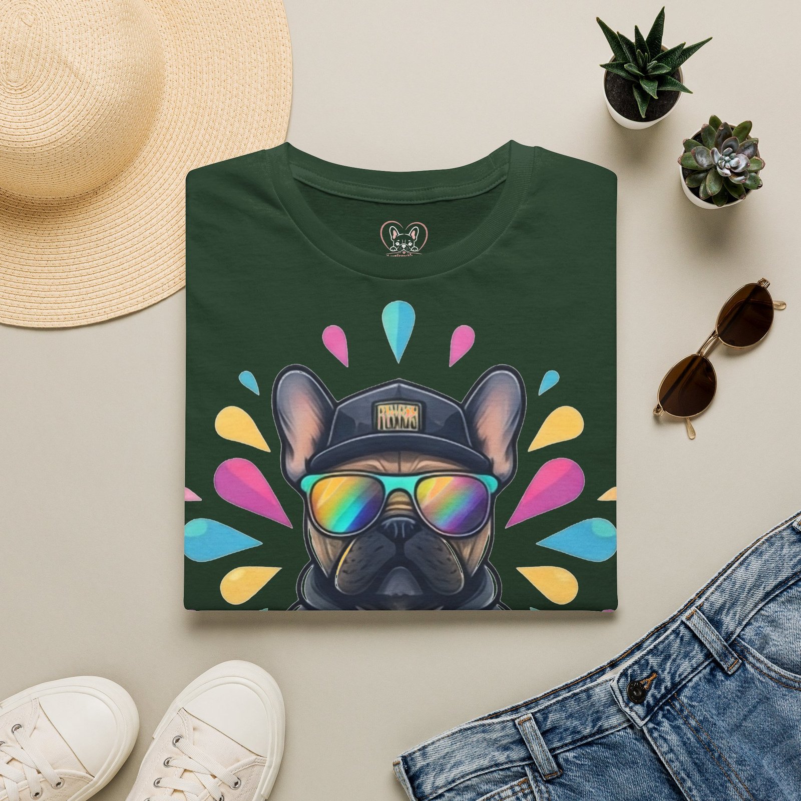 T-shirt Frenchie Éclat de Couleur | I Love Frenchie – Image 33