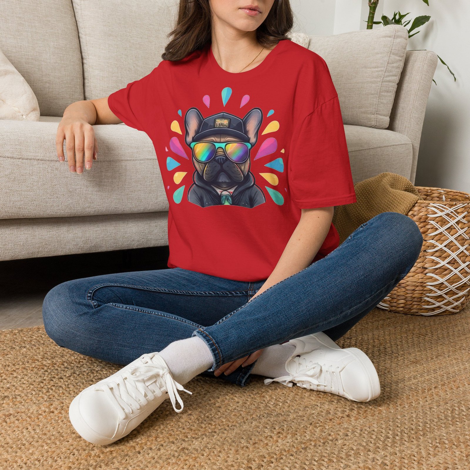 T-shirt Frenchie Éclat de Couleur | I Love Frenchie – Image 66