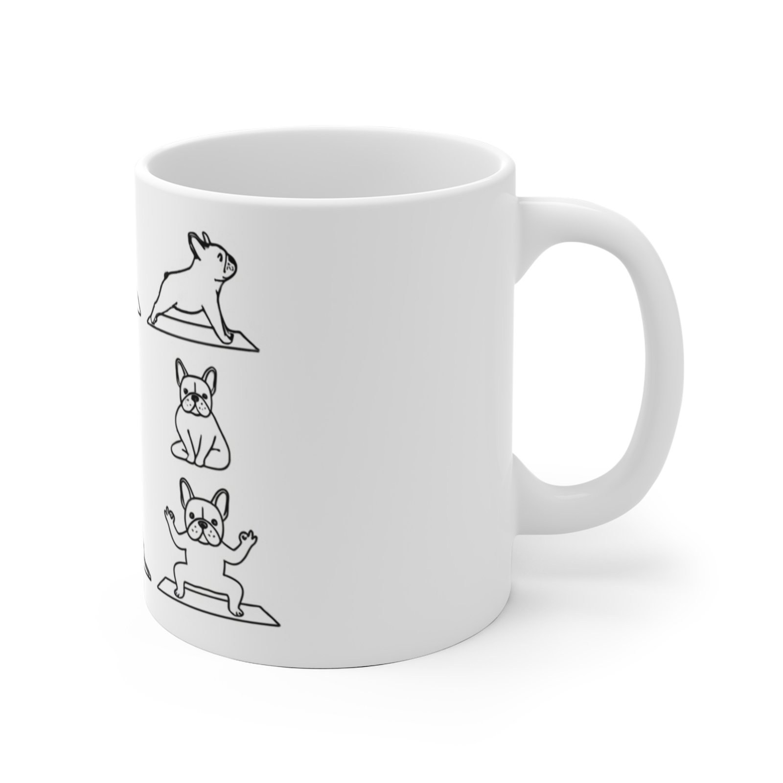 Mug | Yoga Frenchie — I Love Frenchie – Image 3