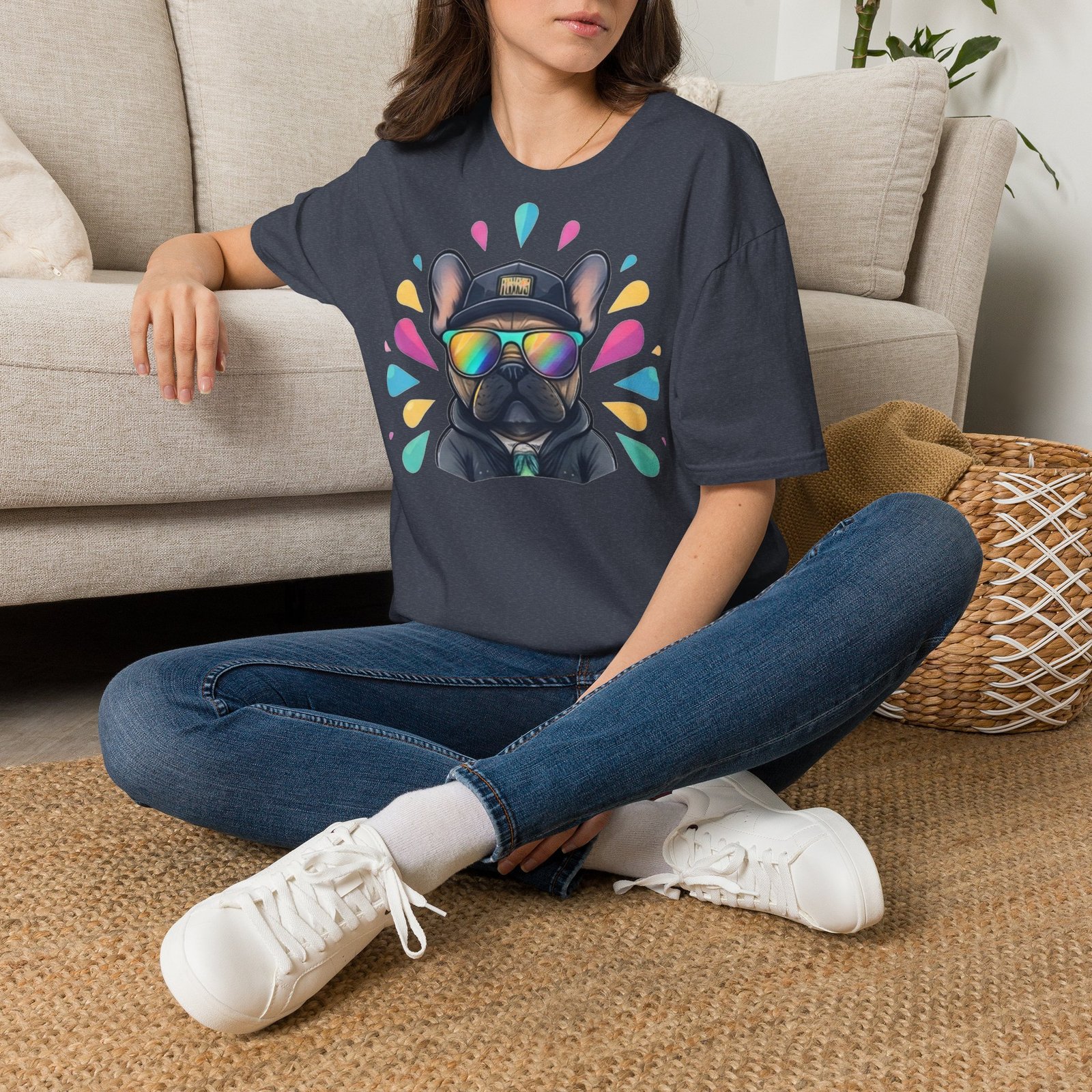 T-shirt Frenchie Éclat de Couleur | I Love Frenchie – Image 62