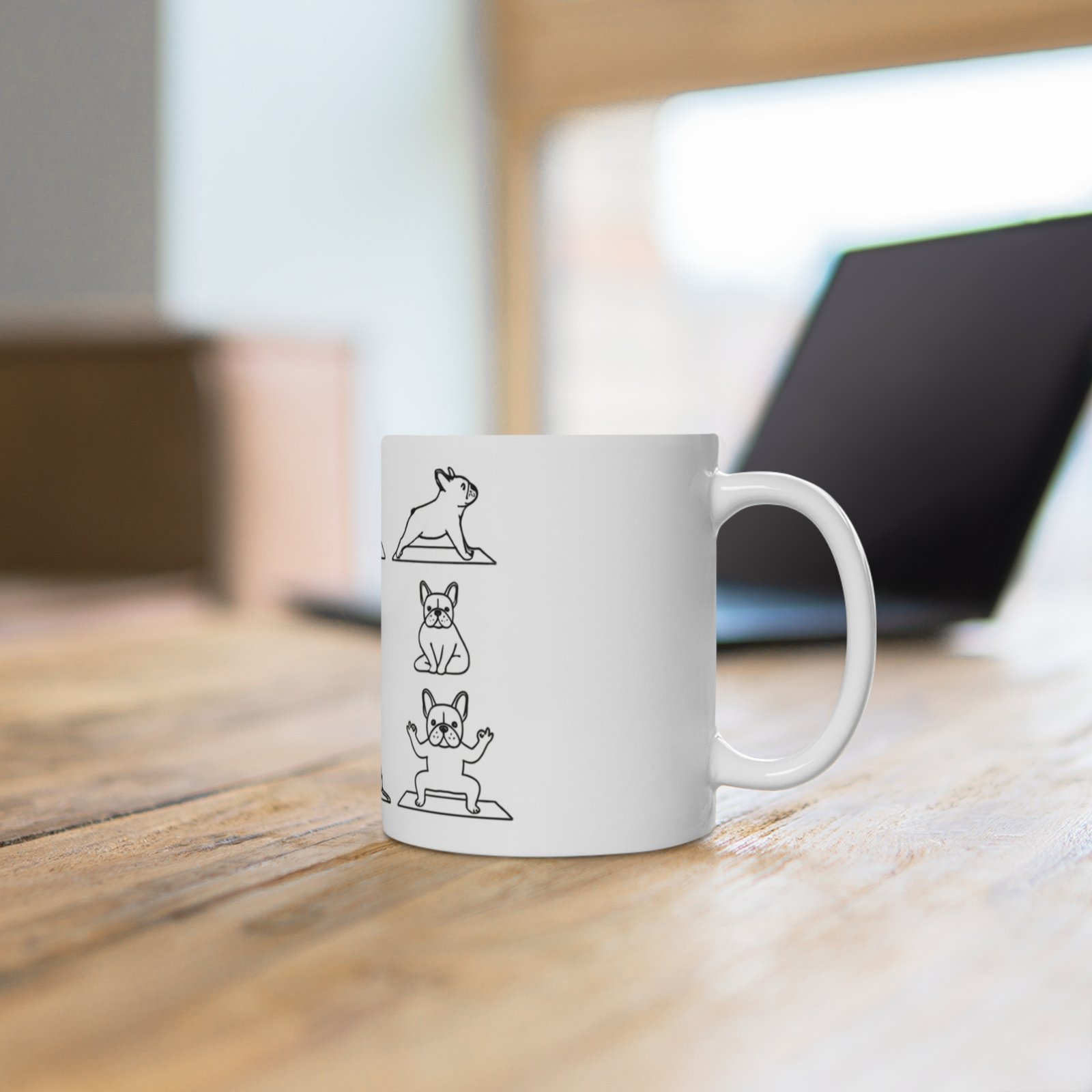 Mug | Yoga Frenchie — I Love Frenchie
