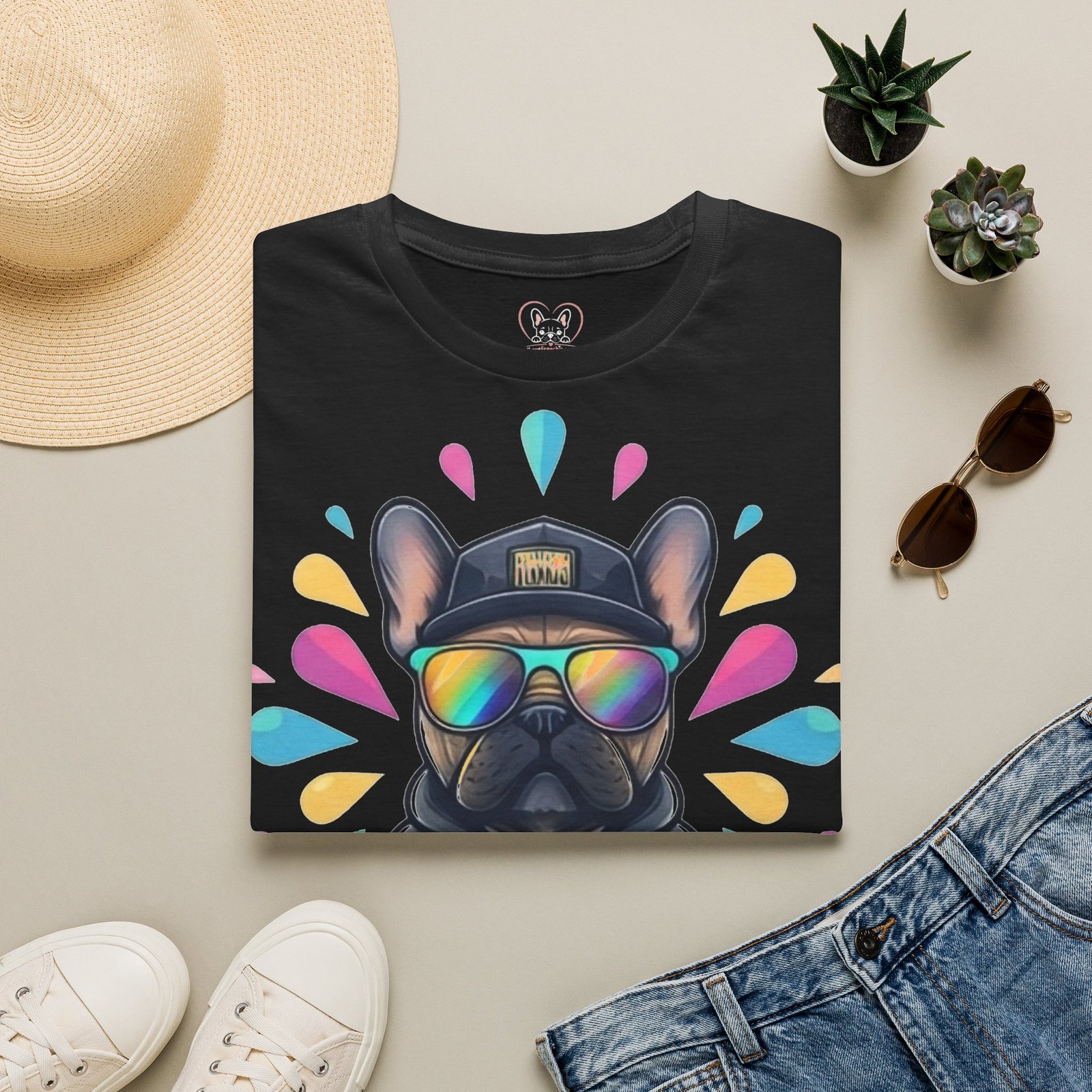 T-shirt Frenchie Éclat de Couleur | I Love Frenchie – Image 5