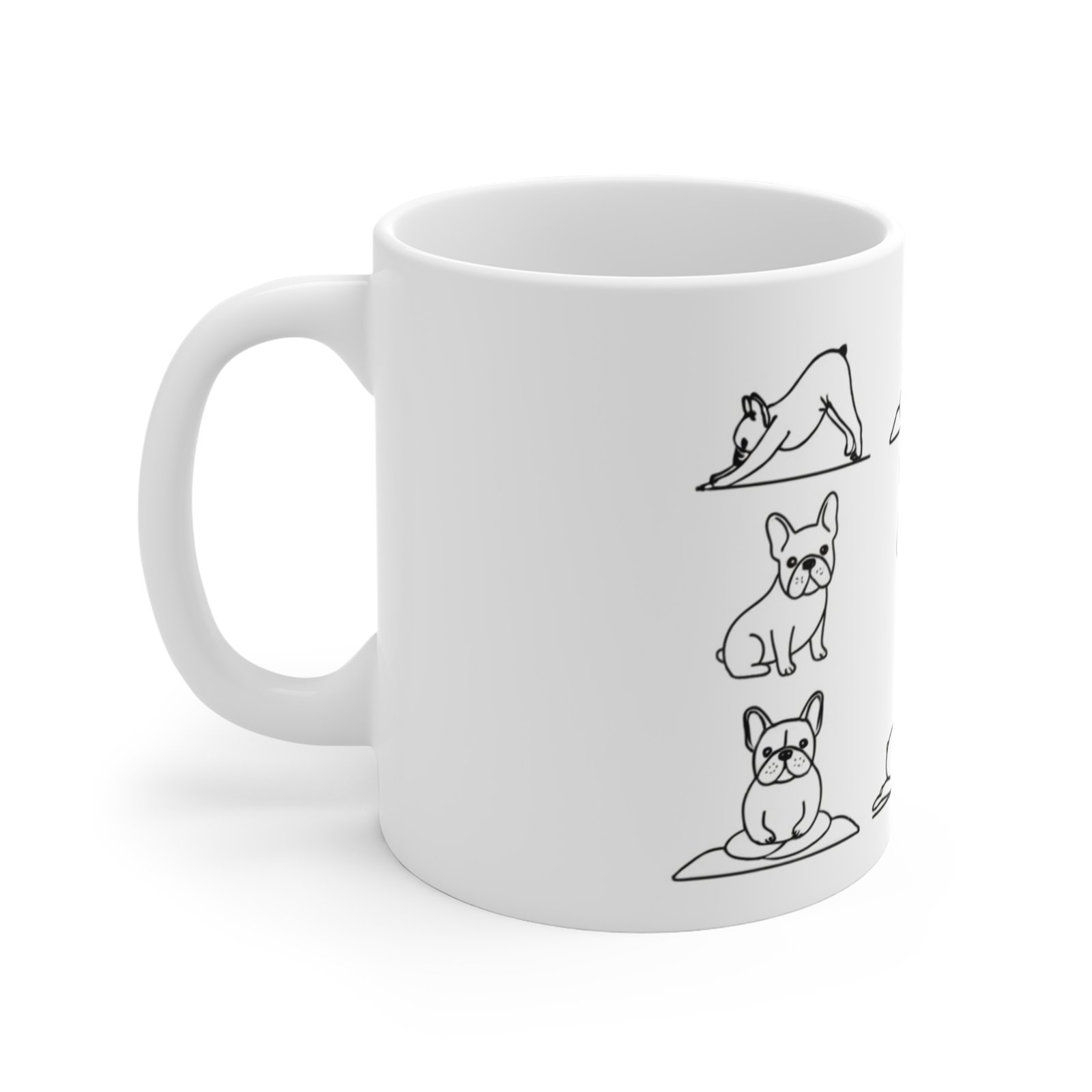 Mug | Yoga Frenchie — I Love Frenchie – Image 4
