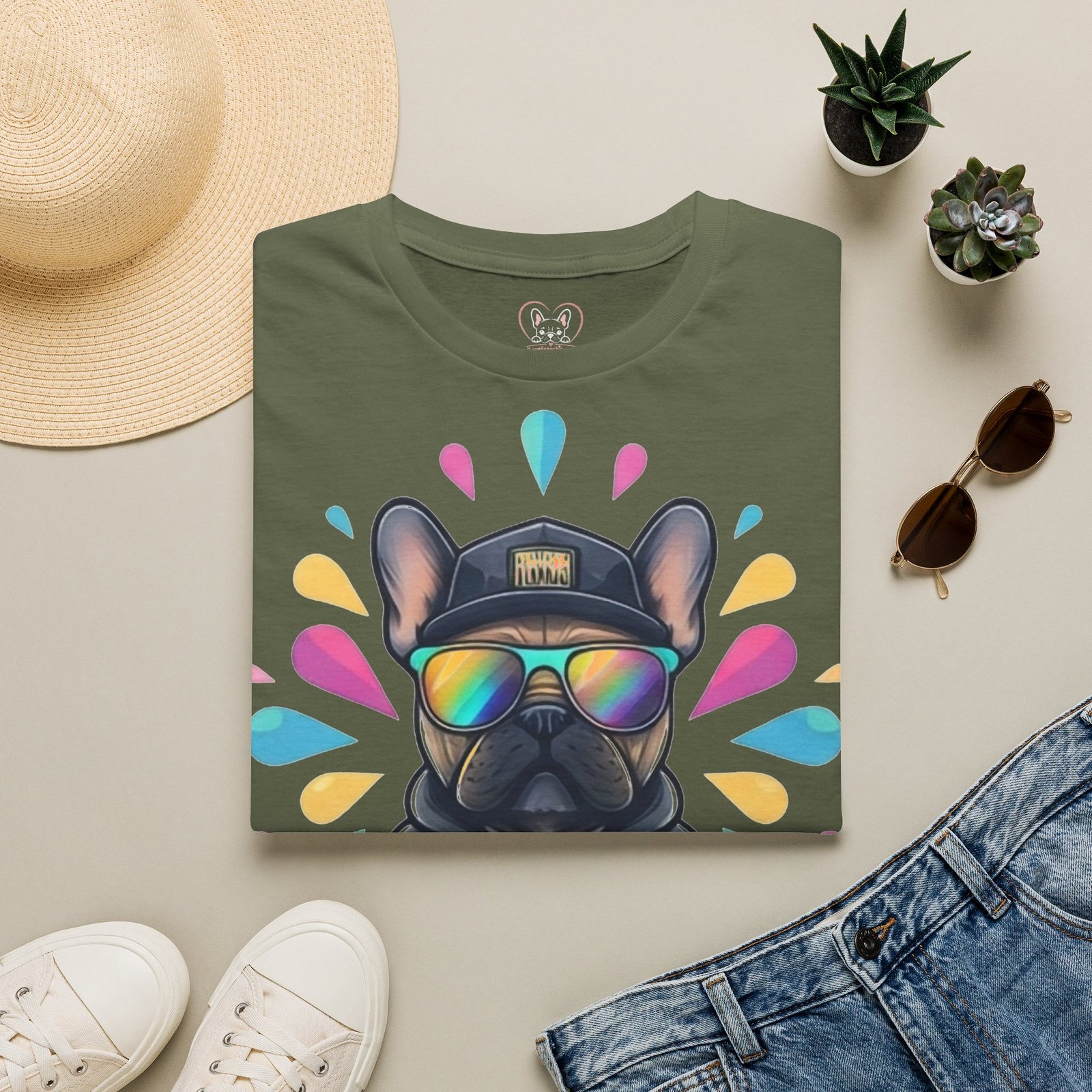 T-shirt Frenchie Éclat de Couleur | I Love Frenchie – Image 29