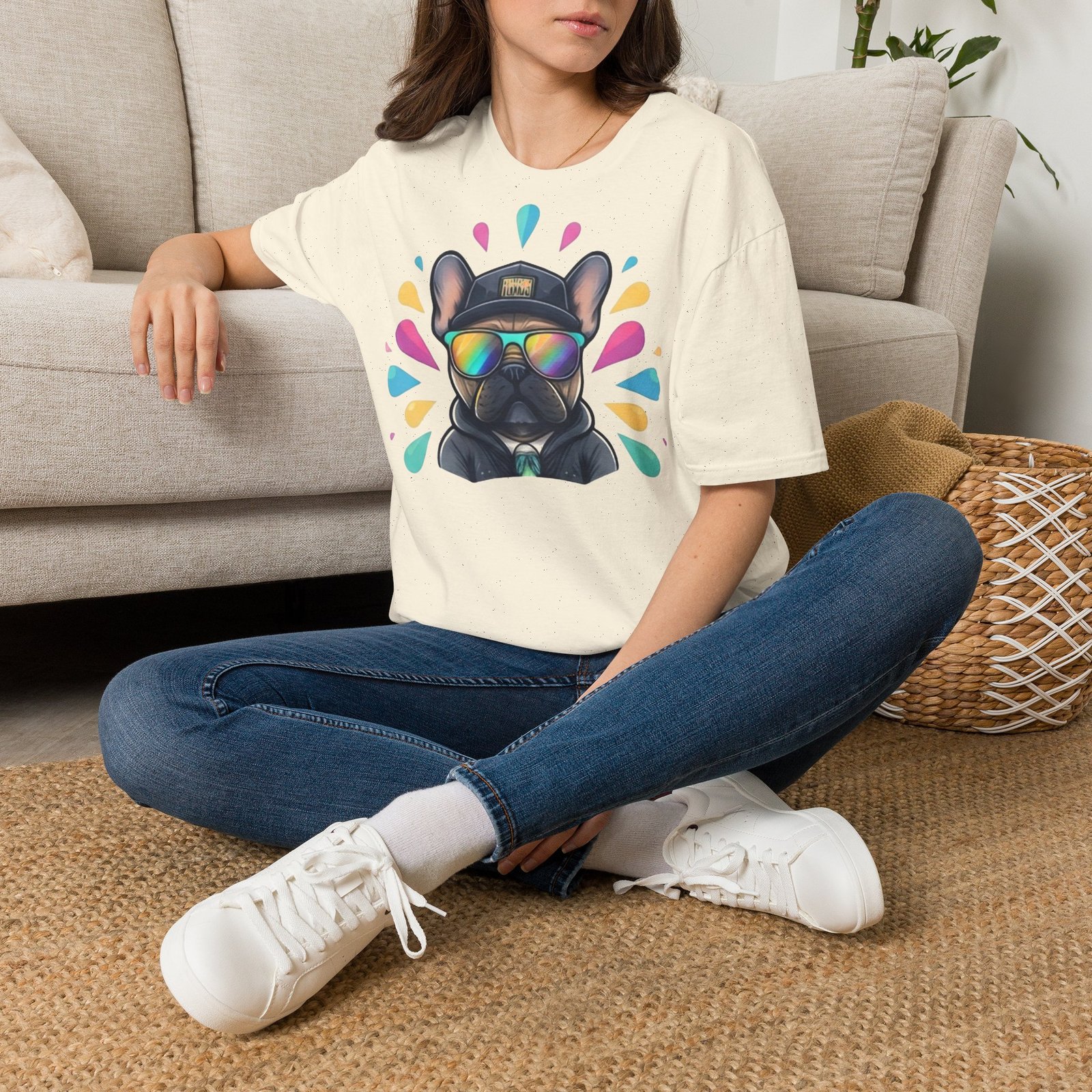T-shirt Frenchie Éclat de Couleur | I Love Frenchie – Image 22