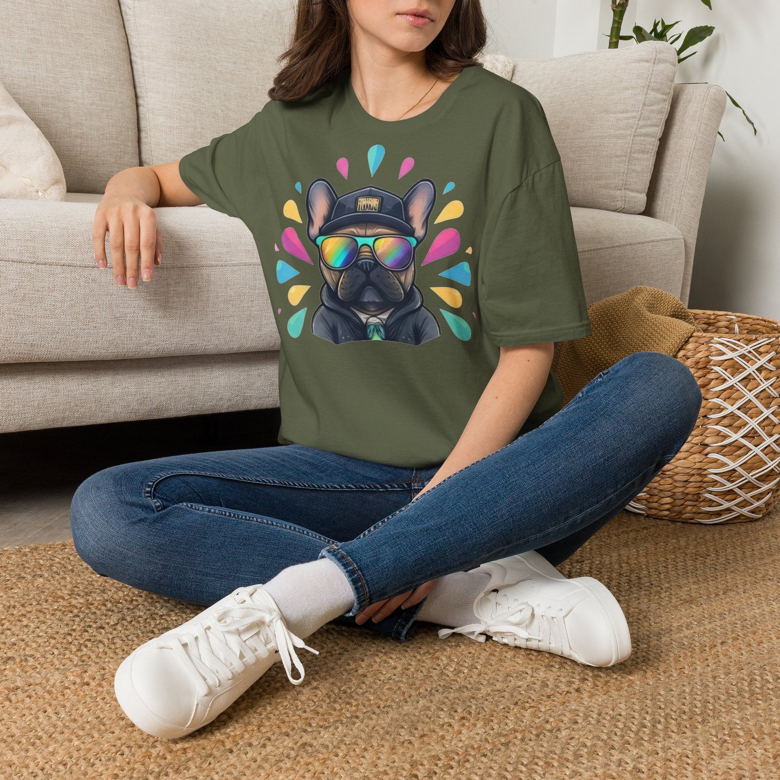T-shirt Frenchie Éclat de Couleur | I Love Frenchie – Image 30