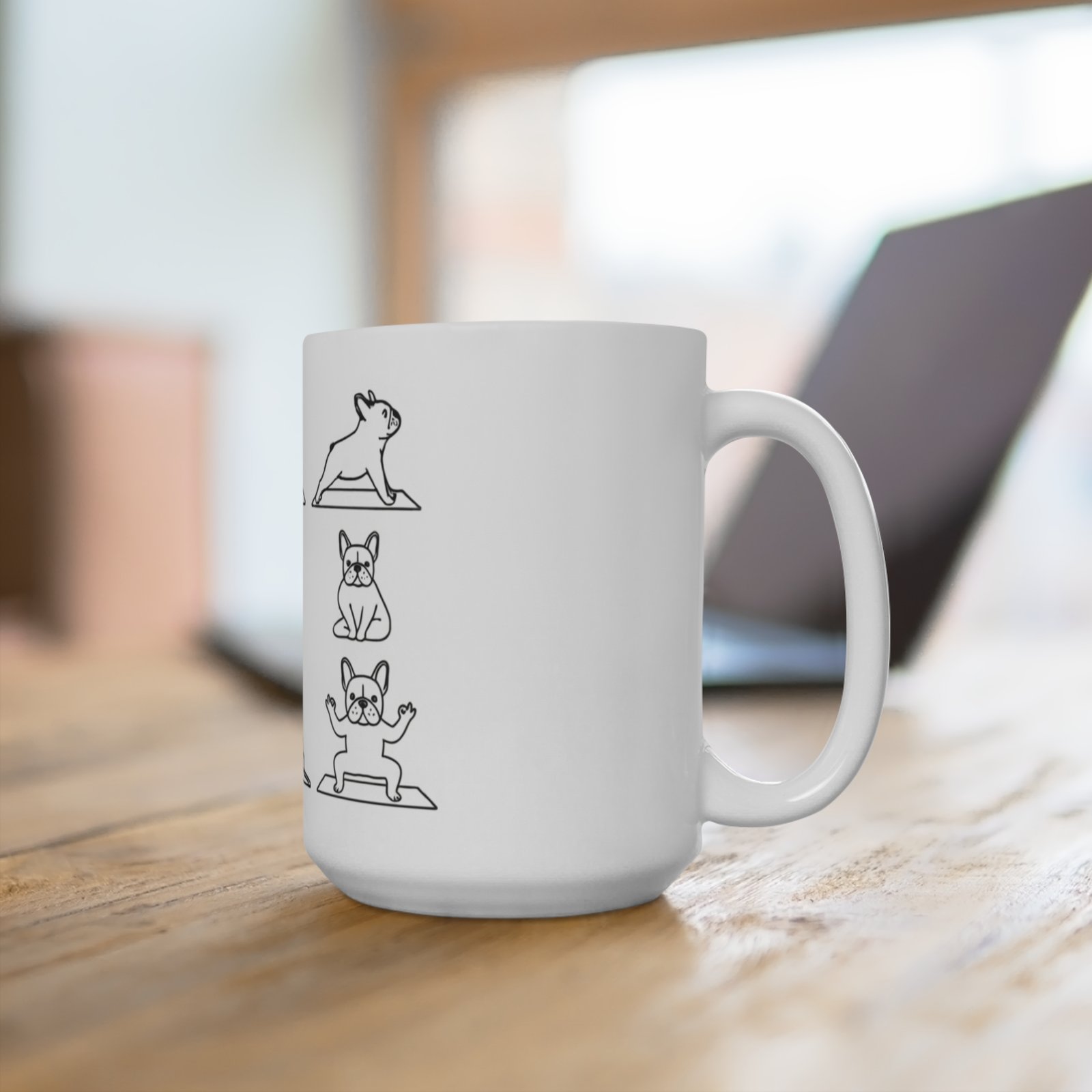 Mug | Yoga Frenchie — I Love Frenchie – Image 8
