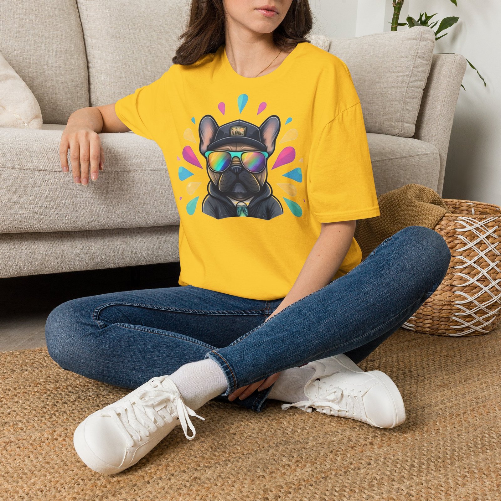 T-shirt Frenchie Éclat de Couleur | I Love Frenchie – Image 26